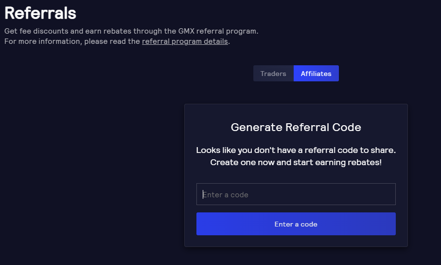 GMX Referral Program